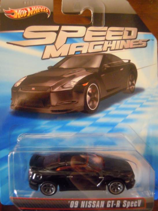 ’09 Nissan GT-R SpecV - 2010 Speed Machines toy car collectible - Main Image 1