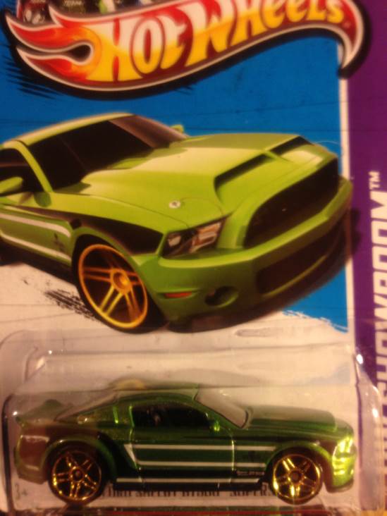 ’10 Ford Shelby GT-500 Supersnake - 2013 HW Shwroom toy car collectible - Main Image 1