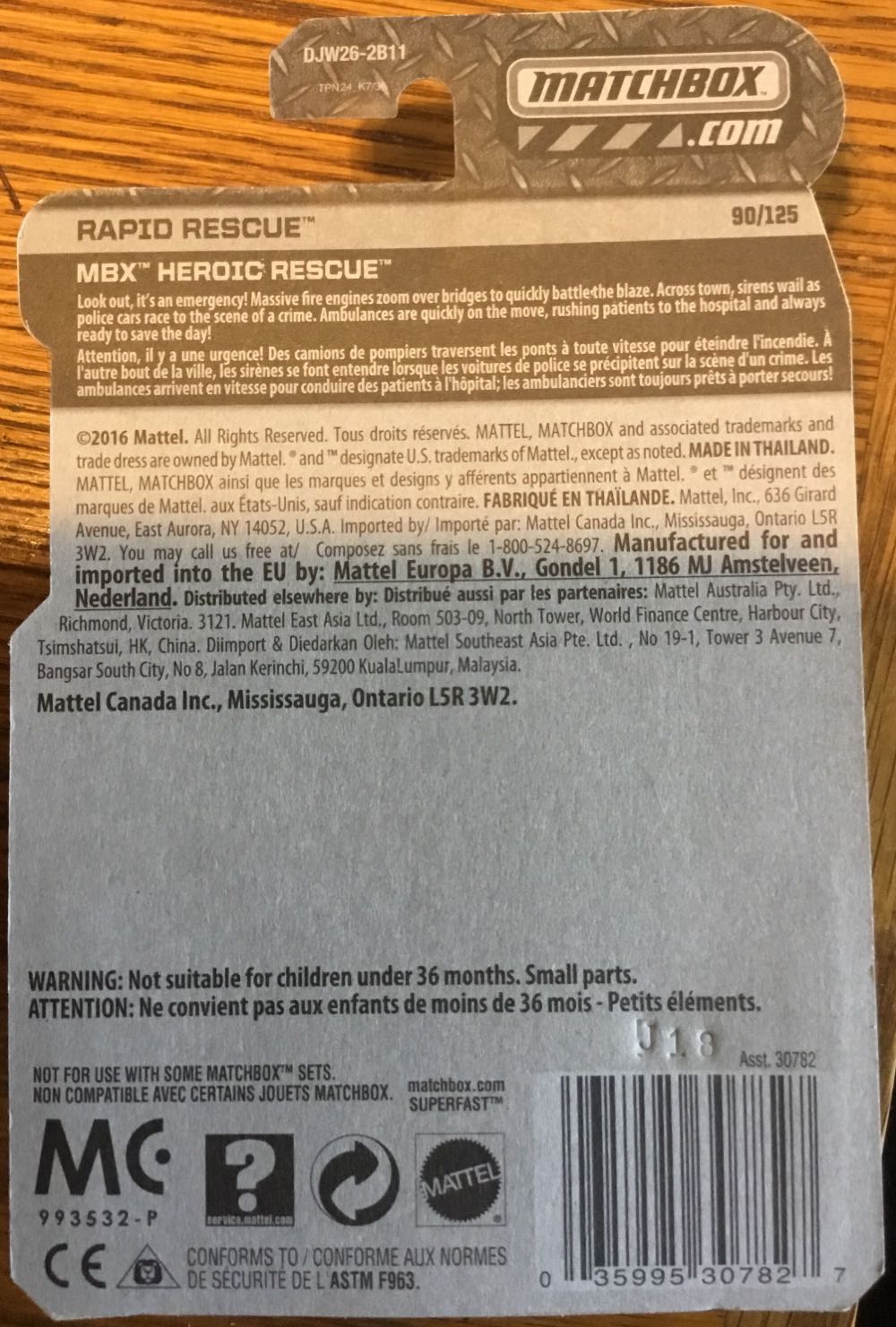 Rapid Rescue - MBX Heroic Rescue toy car collectible - Main Image 2