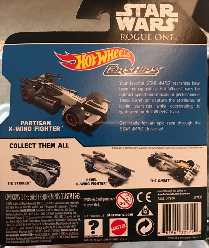 Partisan X-wing Fighter - Star Wars Car Ships toy car collectible - Main Image 2