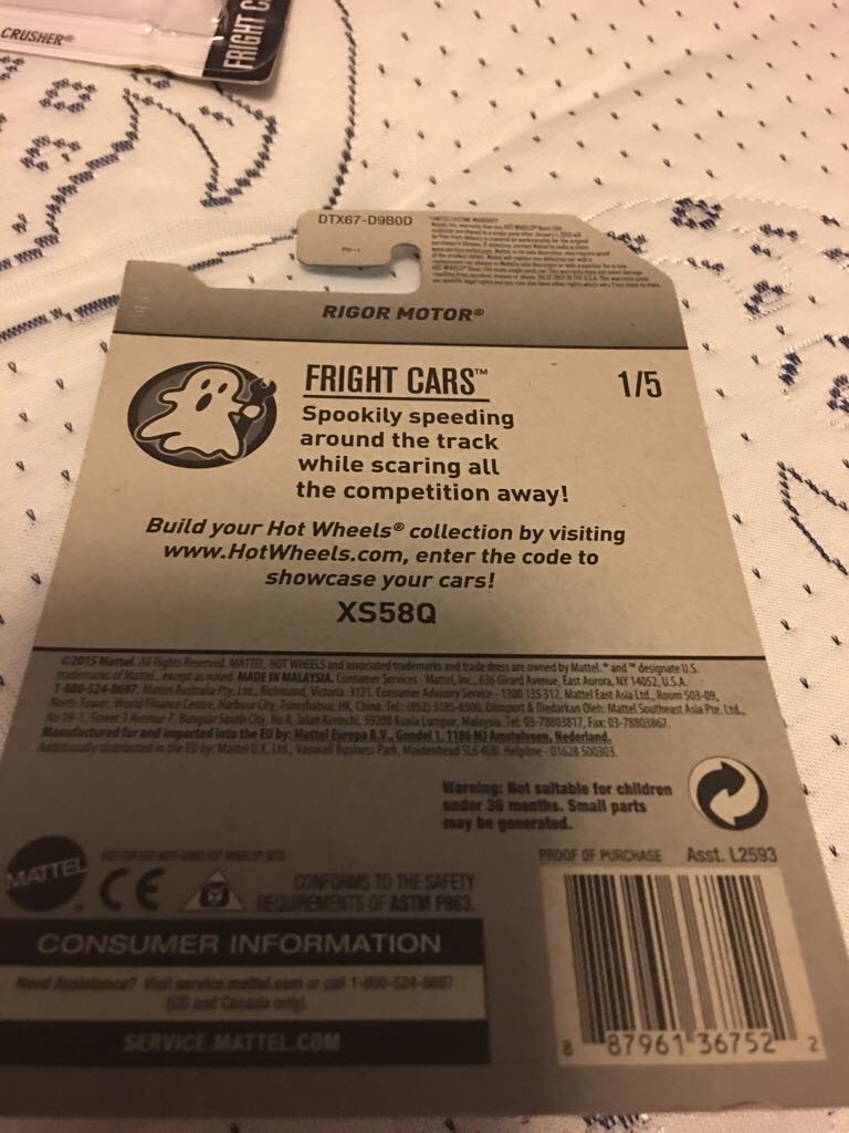 Rigor Motor - Fright Cars toy car collectible - Main Image 2