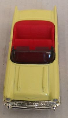 Chevrolet Bell Air 1957  Amarillo Claro - Machtbox toy car collectible - Main Image 2