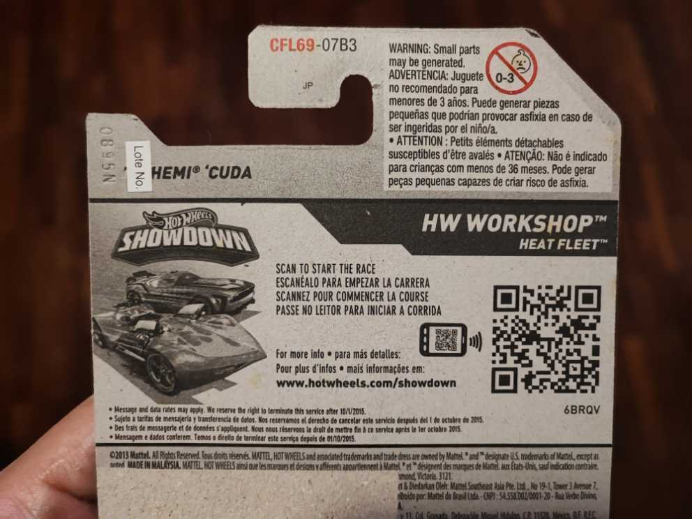 ’71 HEMI Cuda - HW WORKSHOP - Heat Fleet toy car collectible - Main Image 2