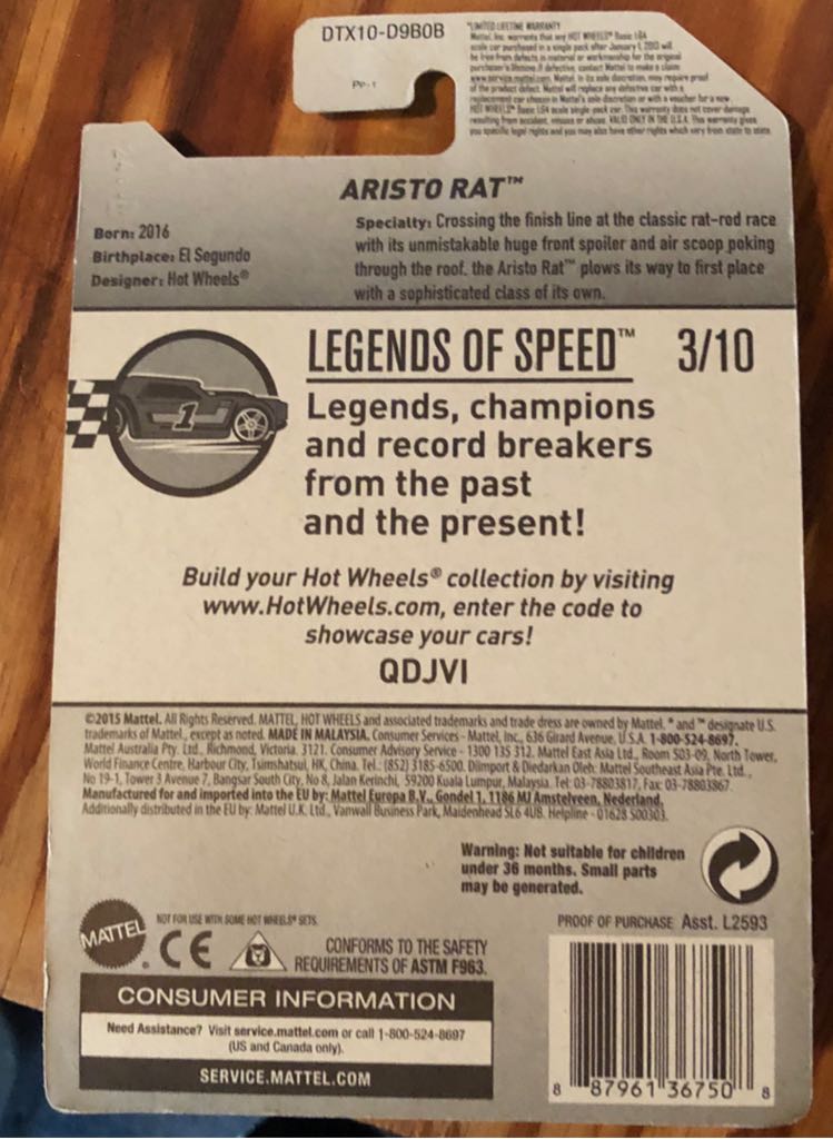 Aristo Rat - Legends Of Speed toy car collectible - Main Image 2