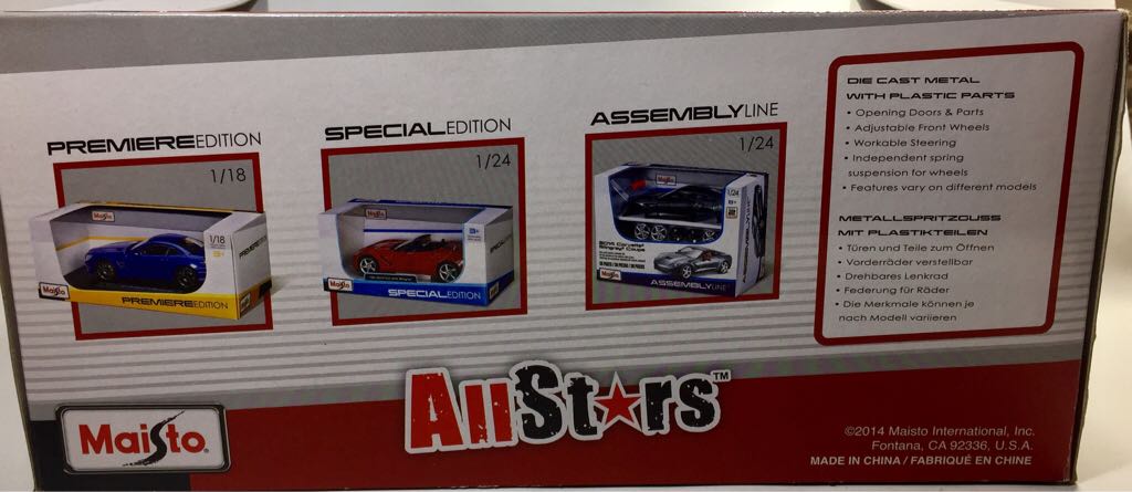 Volkswagen Van "Samba” - 2014 Maisto All Stars toy car collectible - Main Image 2