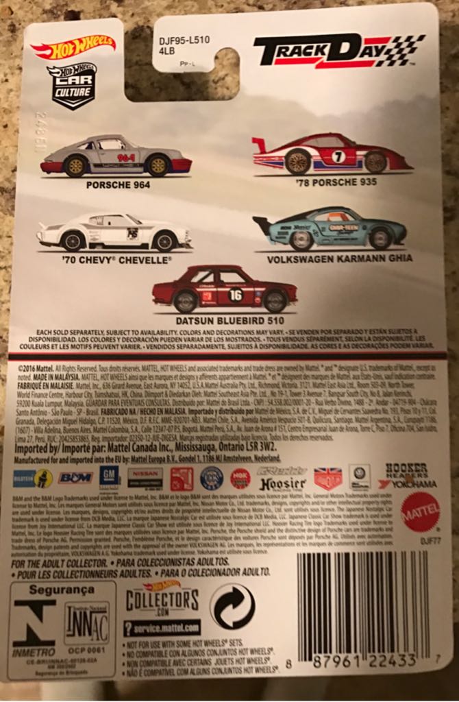 70 Chey Chevelle - 2016 - Track Day toy car collectible - Main Image 2