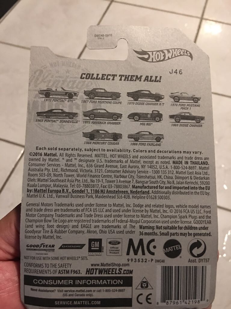 Mig Rig - Vintage American Muscle toy car collectible - Main Image 2