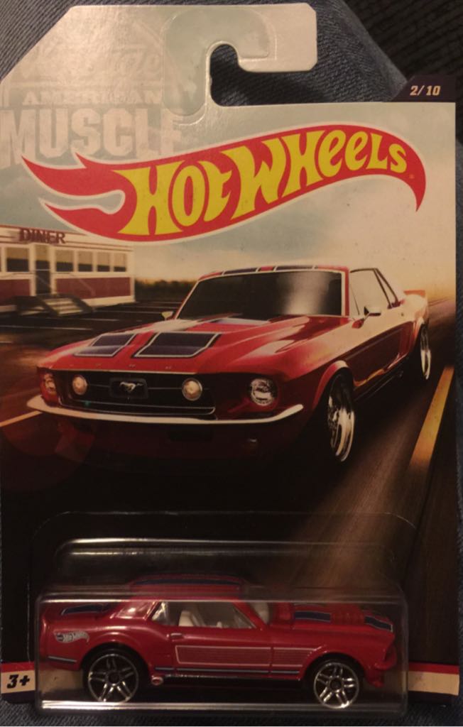 Ford Mustang Coupe 1967 - HW Vintage American Muscle toy car collectible - Main Image 1