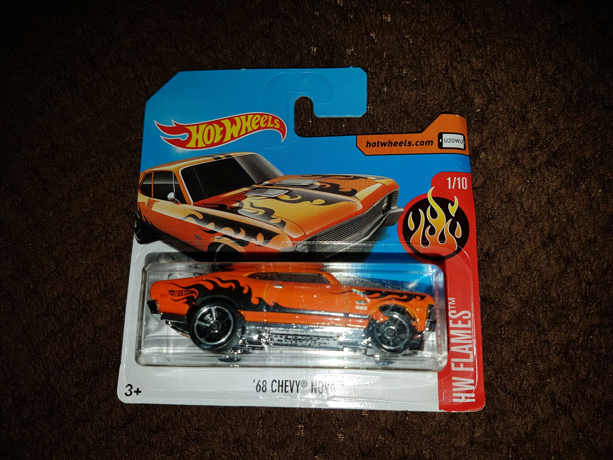 Chevy Nova ’68 (HW) - HW Flames 2017 toy car collectible - Main Image 2