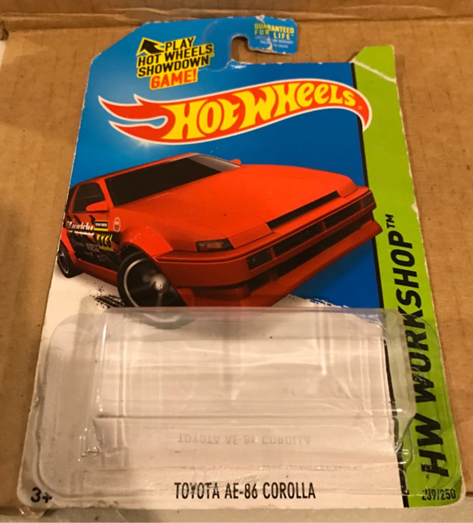 Toyota AE-68 Corolla - HW WORKSHOP toy car collectible - Main Image 2