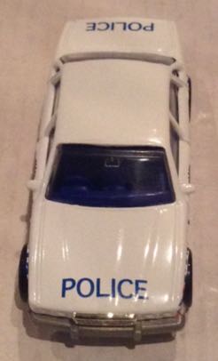 Jaguar XJ 6 Police Blanco - Machtbox toy car collectible - Main Image 2