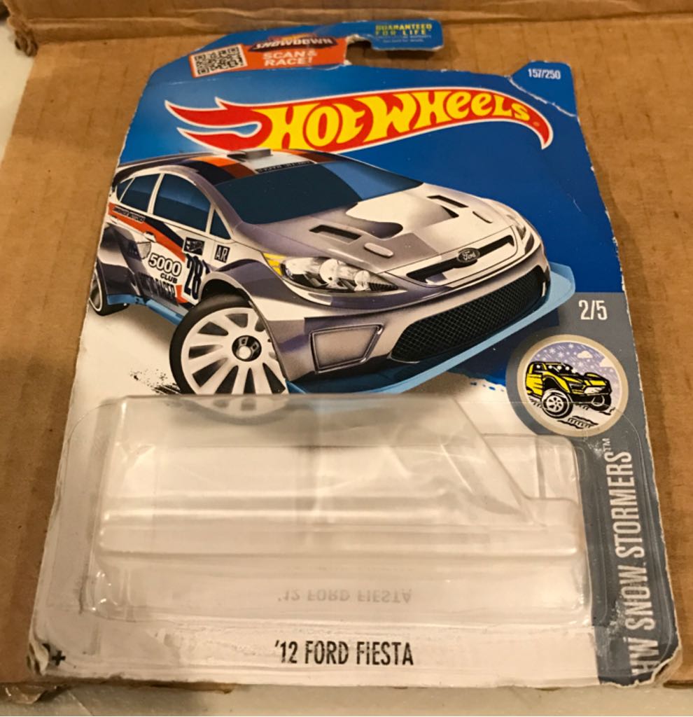 Ford Fiesta ’12 - ’16 HW Snowstormers toy car collectible - Main Image 2