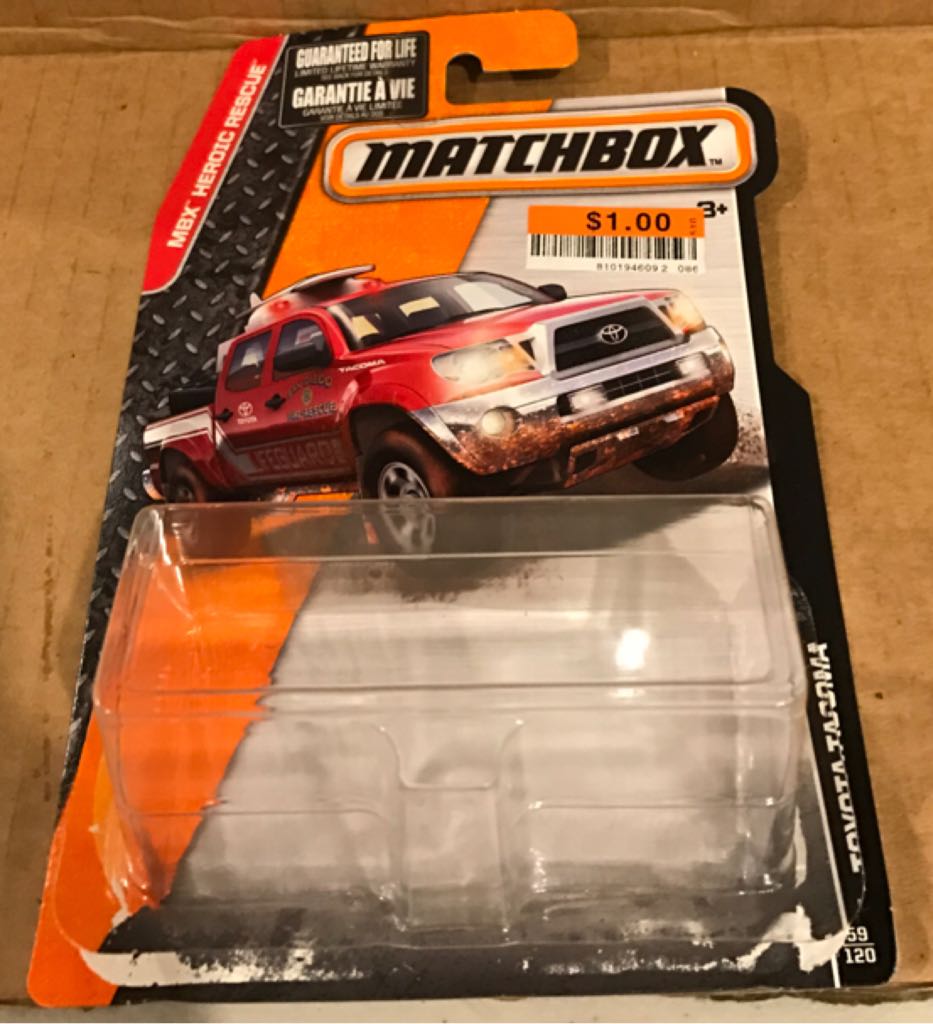 Toyota Tacoma - MBX Herioc Rescue toy car collectible - Main Image 2