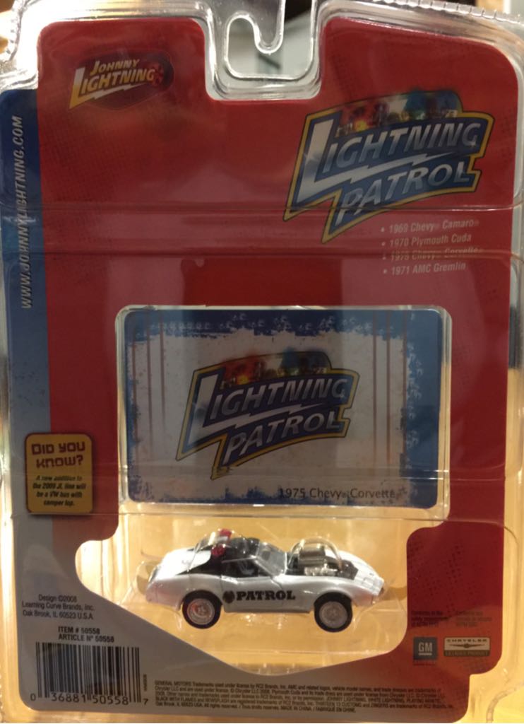 1975 Corvette 53972B - Lightning Patrol toy car collectible - Main Image 2