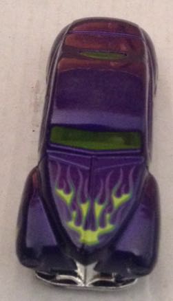 Tail Dragger Morado Con Flamas Verdes - Hot Wheels toy car collectible - Main Image 2
