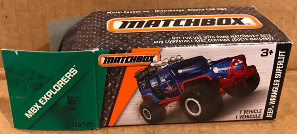 Jeep Wrangler Superlift - MBX Explorers toy car collectible - Main Image 2