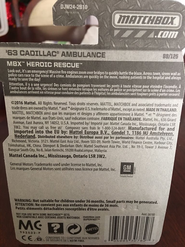 65 Cadillac Ambulance  toy car collectible - Main Image 2