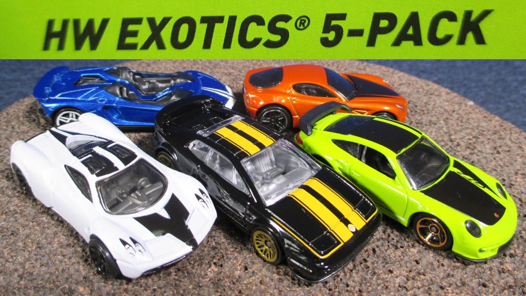 Hot Wheels Exotics - HW Exotics 5-Pack toy car collectible - Main Image 2