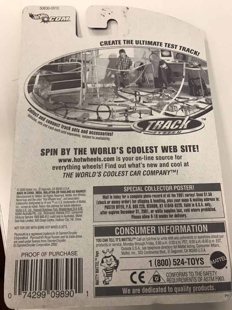 1970 Plymouth Road Runner (G)  toy car collectible - Main Image 2