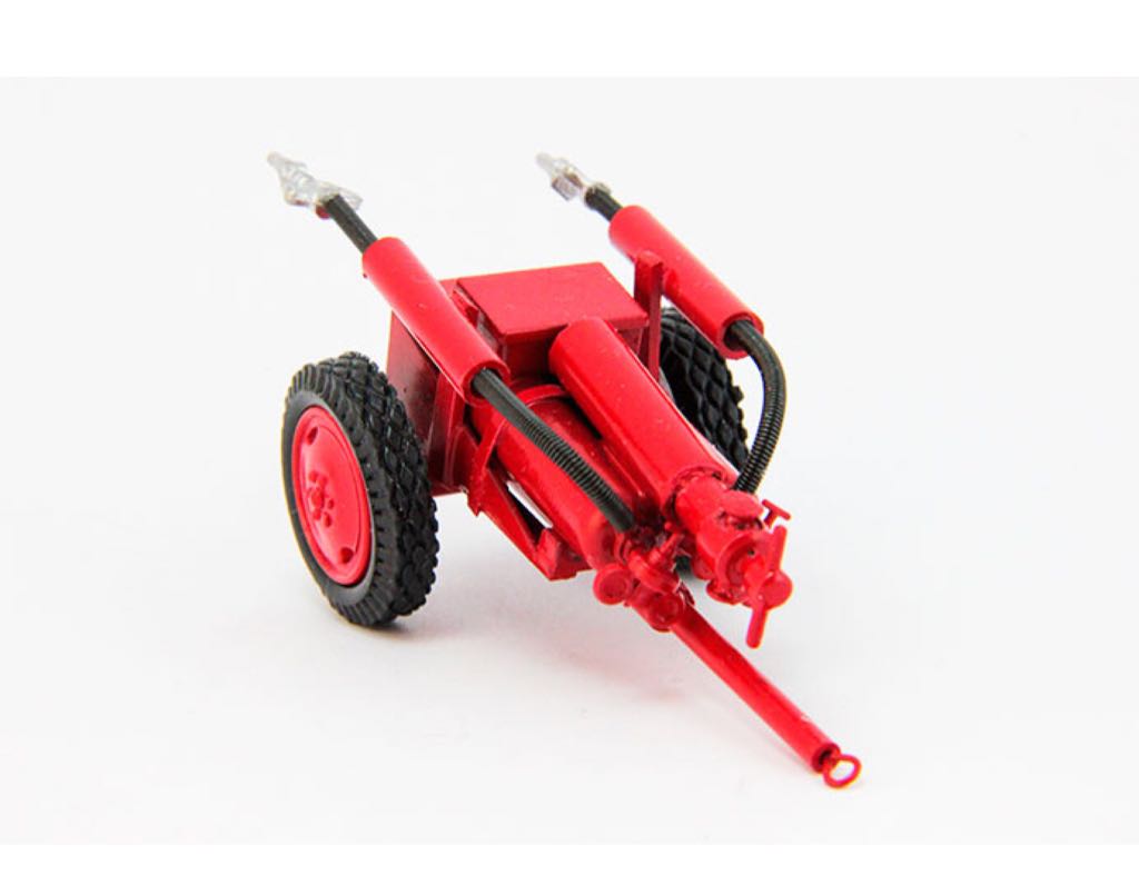 Прицеп углекислотного тушения (короткий баллон), колеса ЗИС - ИиИ toy car collectible - Main Image 1