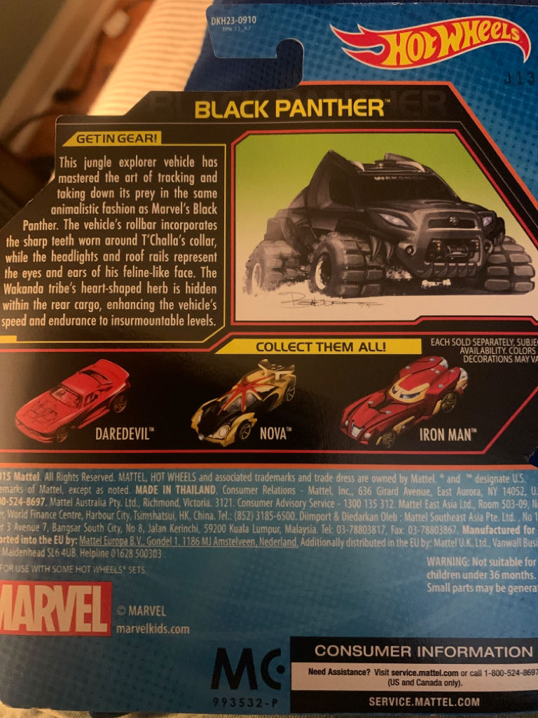 HW Marvel Character Car 27 - Roland’s Collection toy car collectible - Main Image 2