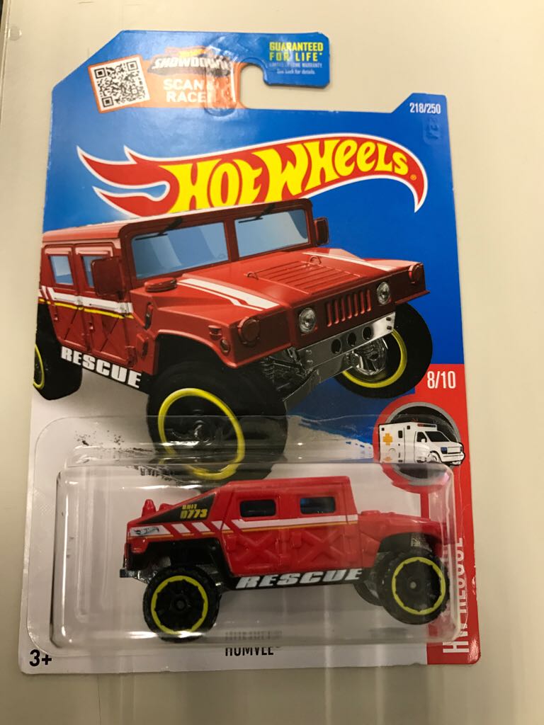 Humvee - 2016 HW Rescue toy car collectible - Main Image 1