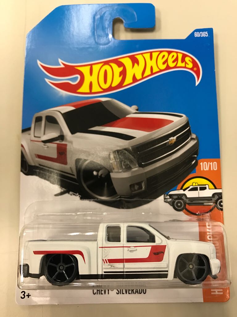 Chevy Silverado - ’17 HW Hot Trucks toy car collectible - Main Image 1