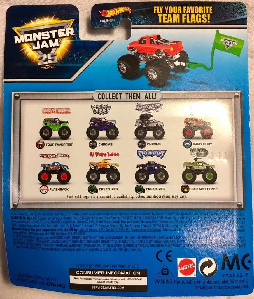 Hot Wheels Monster Jam - Monster Jam toy car collectible - Main Image 2