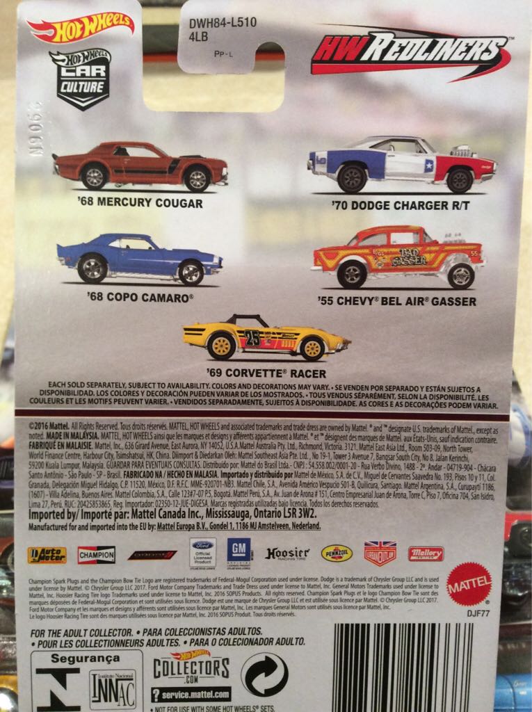 Corvette Racer ‘69 - Car Culture - HW Redliners toy car collectible - Main Image 2