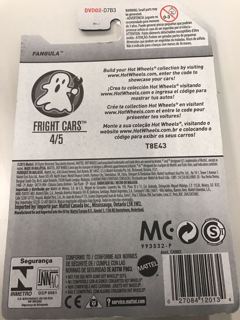 Fangula - Fright Cars toy car collectible - Main Image 2