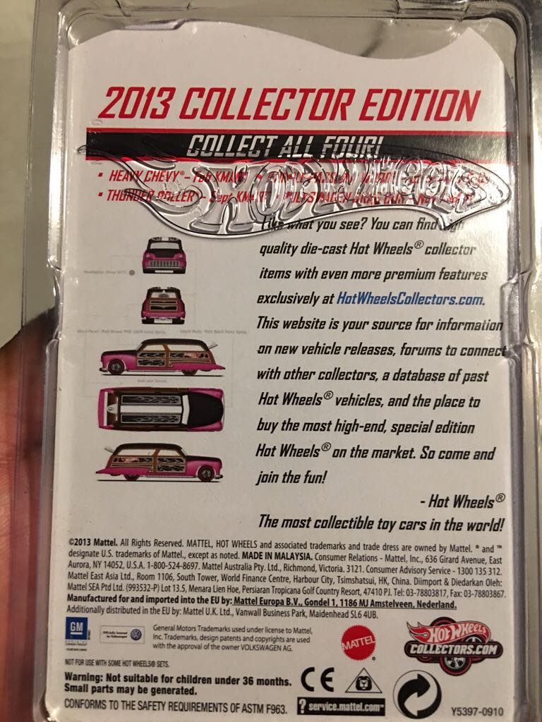 Purple Passion Woody - 2013 Collectors Edition toy car collectible - Main Image 2