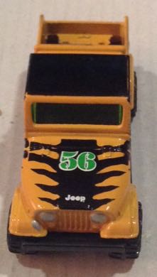 Jeep Amarillo  Tigre 56 - Hot Wheels toy car collectible - Main Image 2