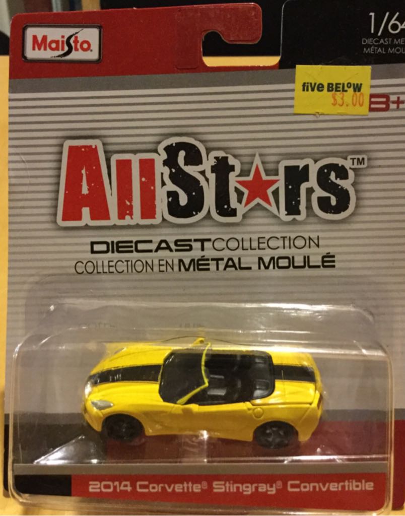 2014 Corvette 15494 - 2014 AllStars toy car collectible - Main Image 1