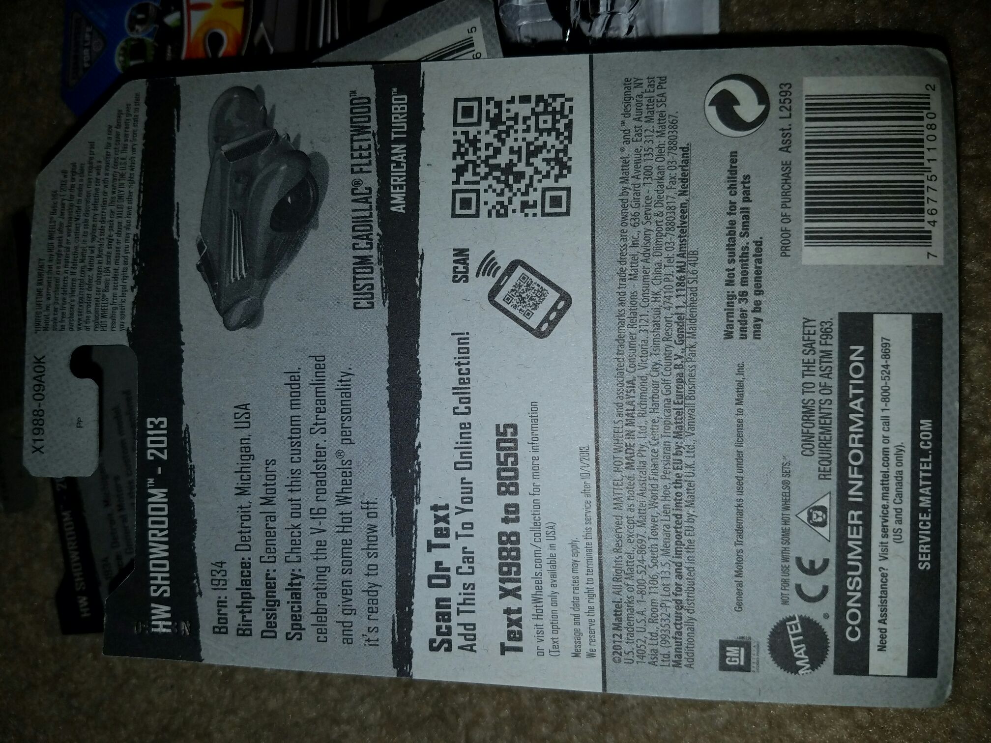 Customer Cadillac Fleetwood  toy car collectible - Main Image 2