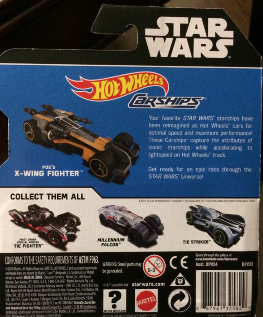 Poe’s X-Wing Fighter (Loose) - Star Wars Car Ships toy car collectible - Main Image 2