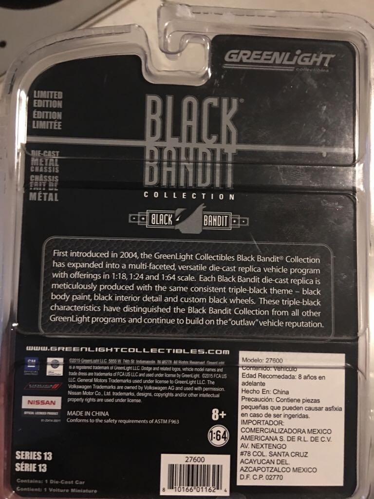 Black Bandit 1963 Dodge D-100 - Chase - 2015 Black Bandit Series 13 toy car collectible - Main Image 2