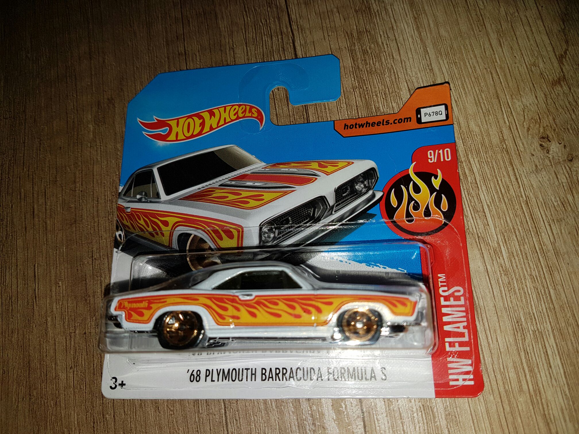 Plymouth Barracuda Formula S ’64 (HW) - HW Flames 2017 toy car collectible - Main Image 2