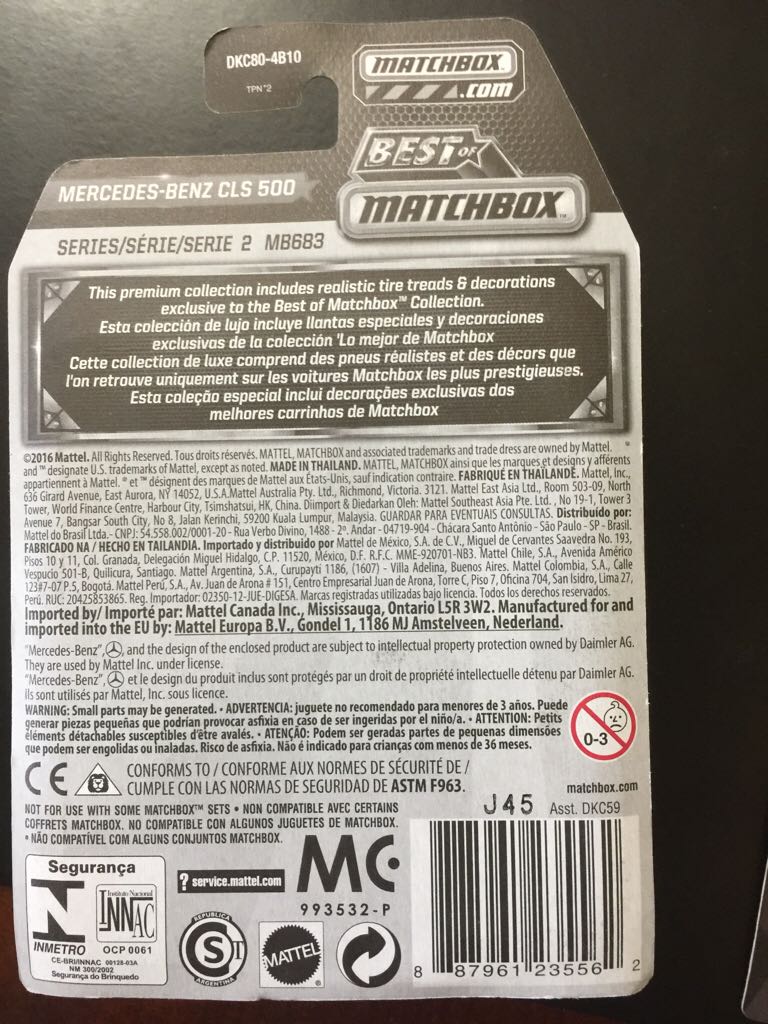 Mercedes-Benz CLS 500 - Best Of Matchbox - Series 2 toy car collectible - Main Image 2