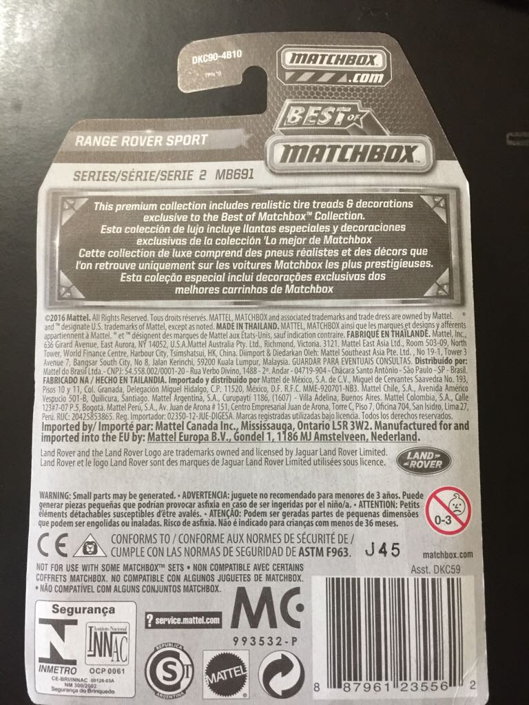 Range Rover Sport Matchbox Green - MBX Best Of toy car collectible - Main Image 2