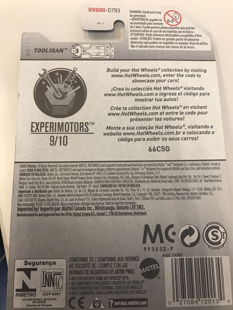 Tooligan - Experimotors toy car collectible - Main Image 2