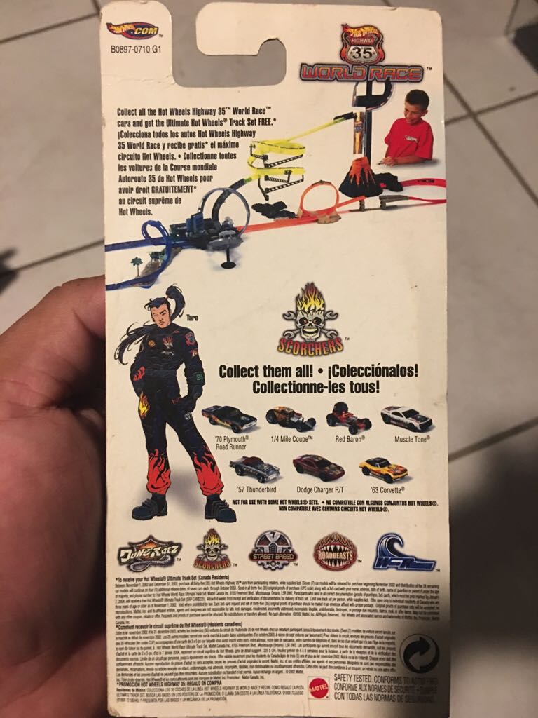 World Racer Muscle Tone - Hot Wherls World Racers toy car collectible - Main Image 2