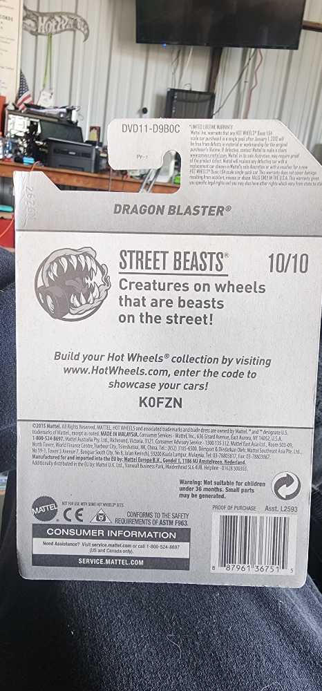 Dragon Blaster - Street Beasts toy car collectible - Main Image 4