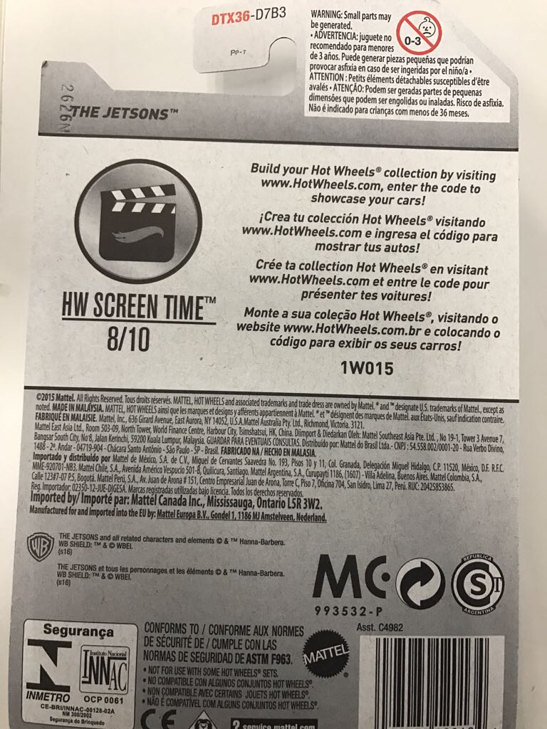 THE JETSONS - HW Screen Time toy car collectible - Main Image 2