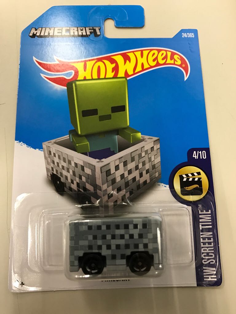 Minecart - HW Screen Time toy car collectible - Main Image 1