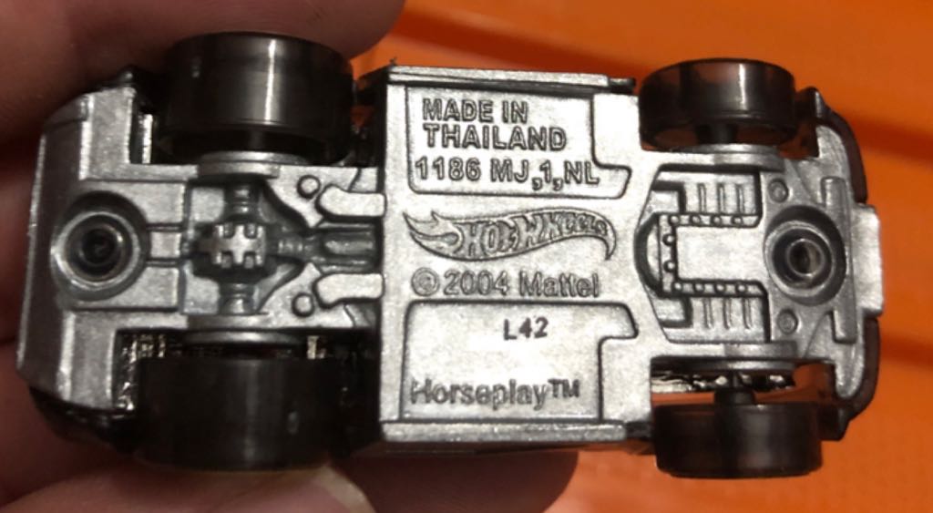 *”Horseplay”, Clear Smoke & Yellow - HW  X-Raycers toy car collectible - Main Image 2