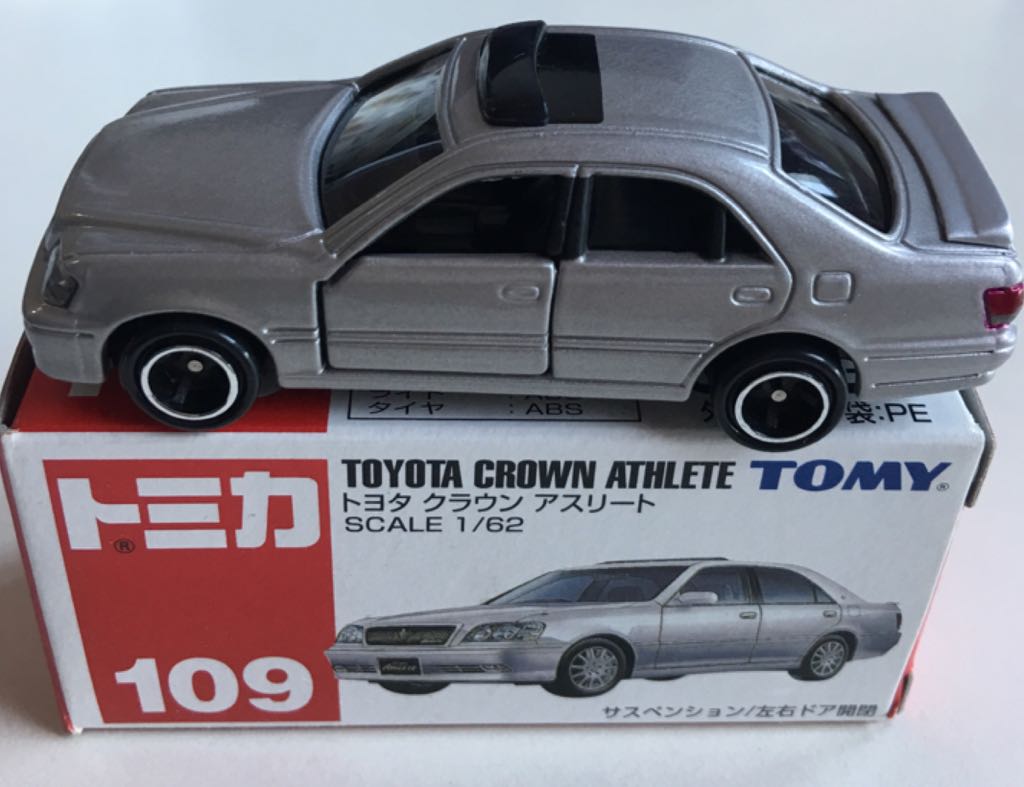 109.2 Tomy Blue Toyota Crown Athlete - CHINA - Tomy toy car collectible - Main Image 1