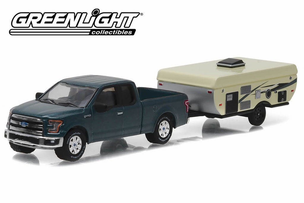 2015 Ford F-150 and Pop-Up Camper Trailer - Hitch & Tow toy car collectible - Main Image 2