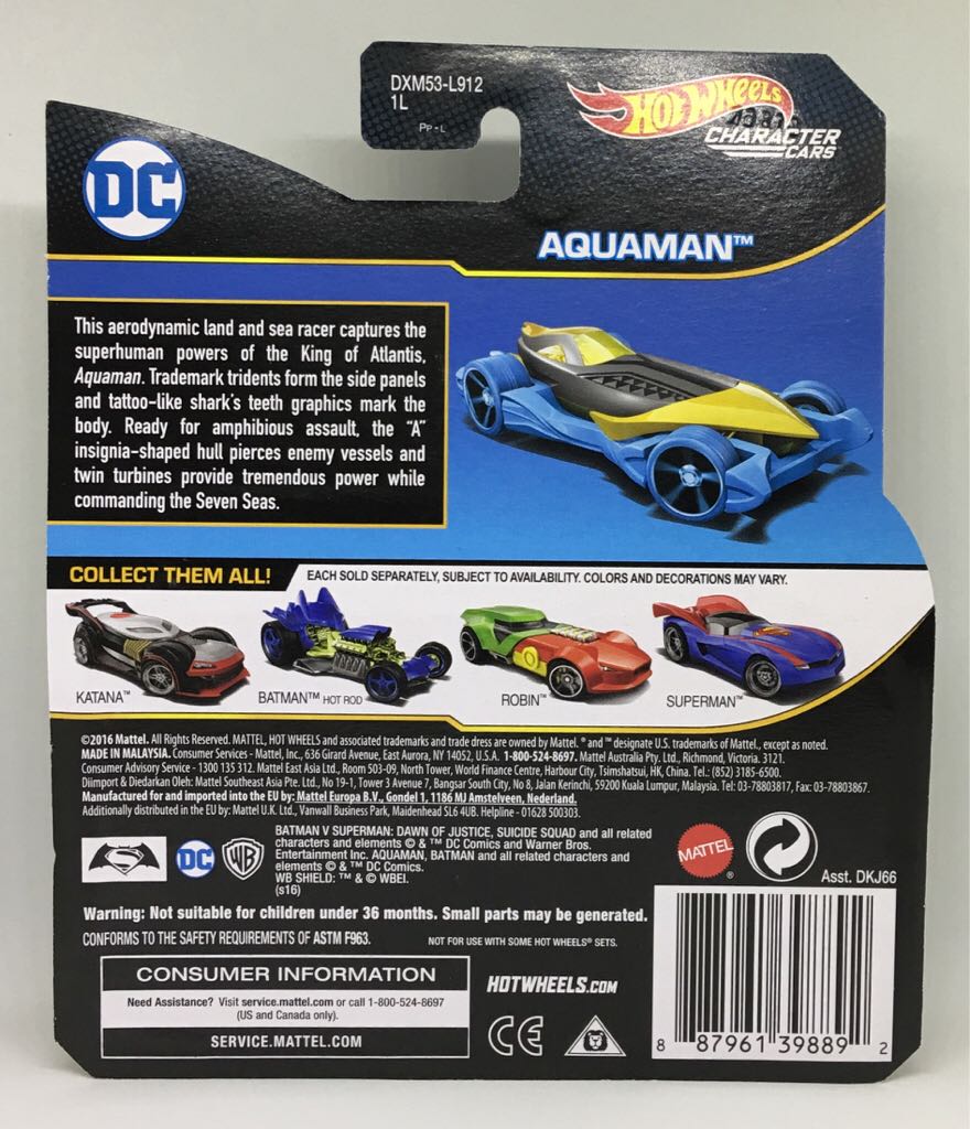 Aquaman - Character Cars toy car collectible - Main Image 2