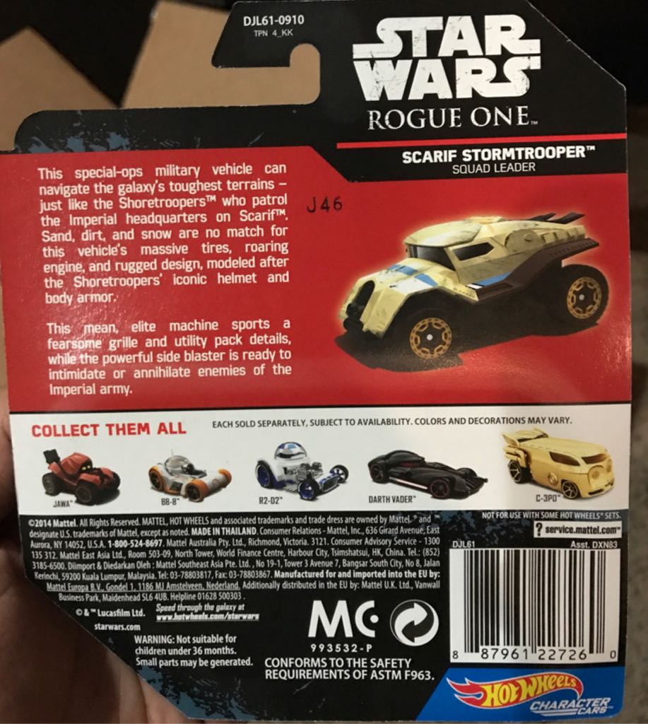 Scarif Stormtrooper - Star Wars Character Series toy car collectible - Main Image 2