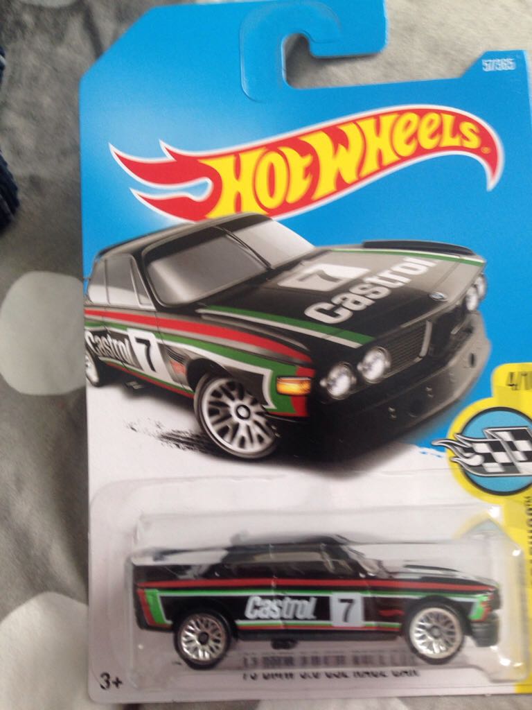 ’73 BMW 3.0 CSL Race Car - 2017 - HW Speed Graphics toy car collectible - Main Image 1